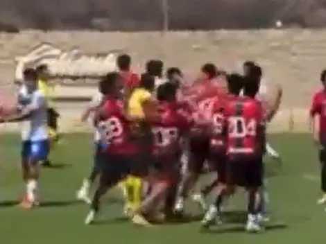 Pelea en el Atlas vs Rayados Sub 21 dejó varios expulsados