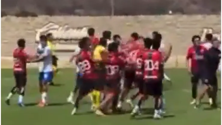 Pelea en el Atlas vs Rayados Sub 21 dejó varios expulsados