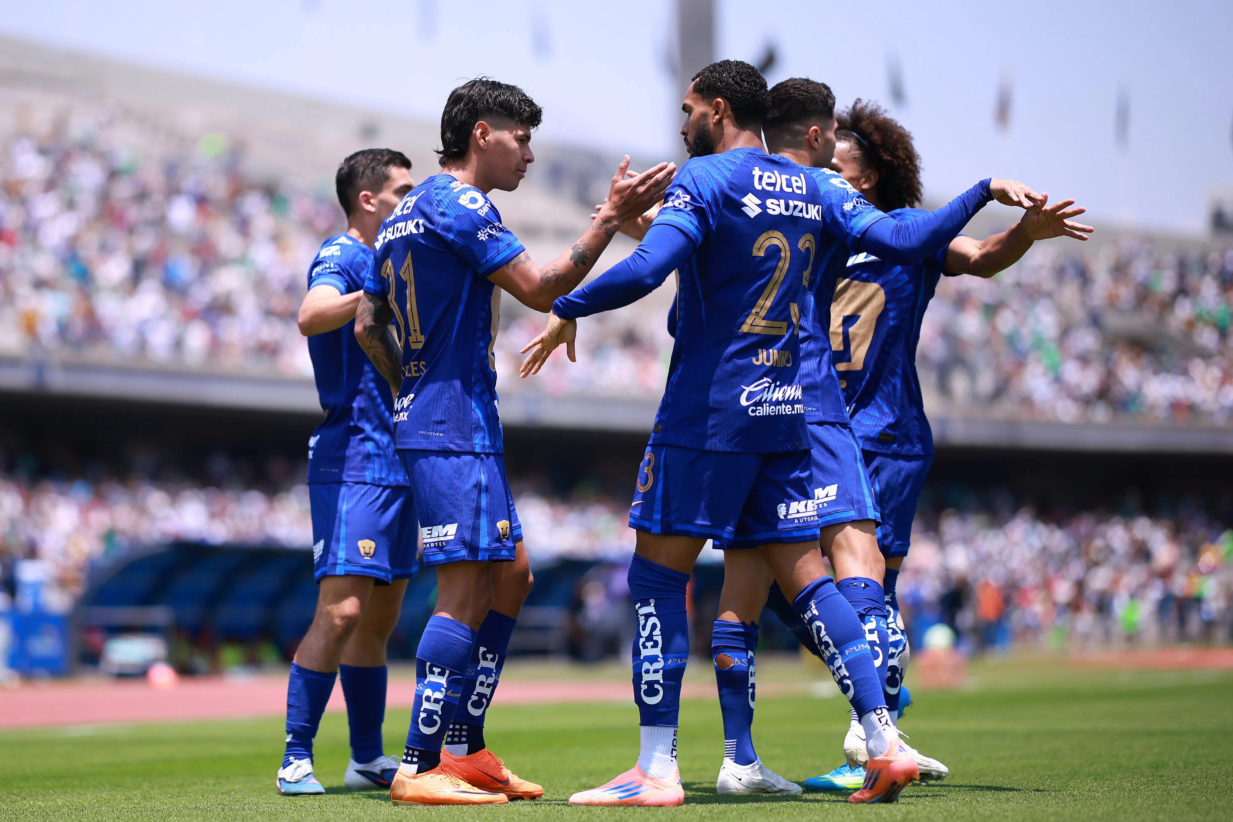Pumas le ganó por 3-1 a Mazatlán (Getty Images)