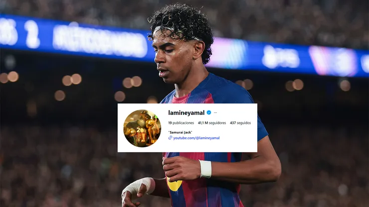 Lamine Yamal se puso una foto de perfil de LeBron James