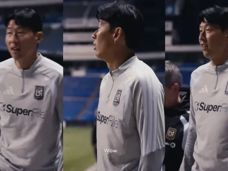 Cruz Azul vs. LAFC: la épica reacción de Heung-Min Son al entrar al Cuauhtémoc