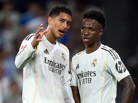 No se vio en TV: la pelea de Vinícius Jr. con Jude Bellingham en pleno partido de Champions League