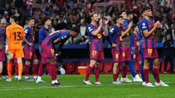 Barcelona saluda al público culé tras quedar eliminado en Champions League