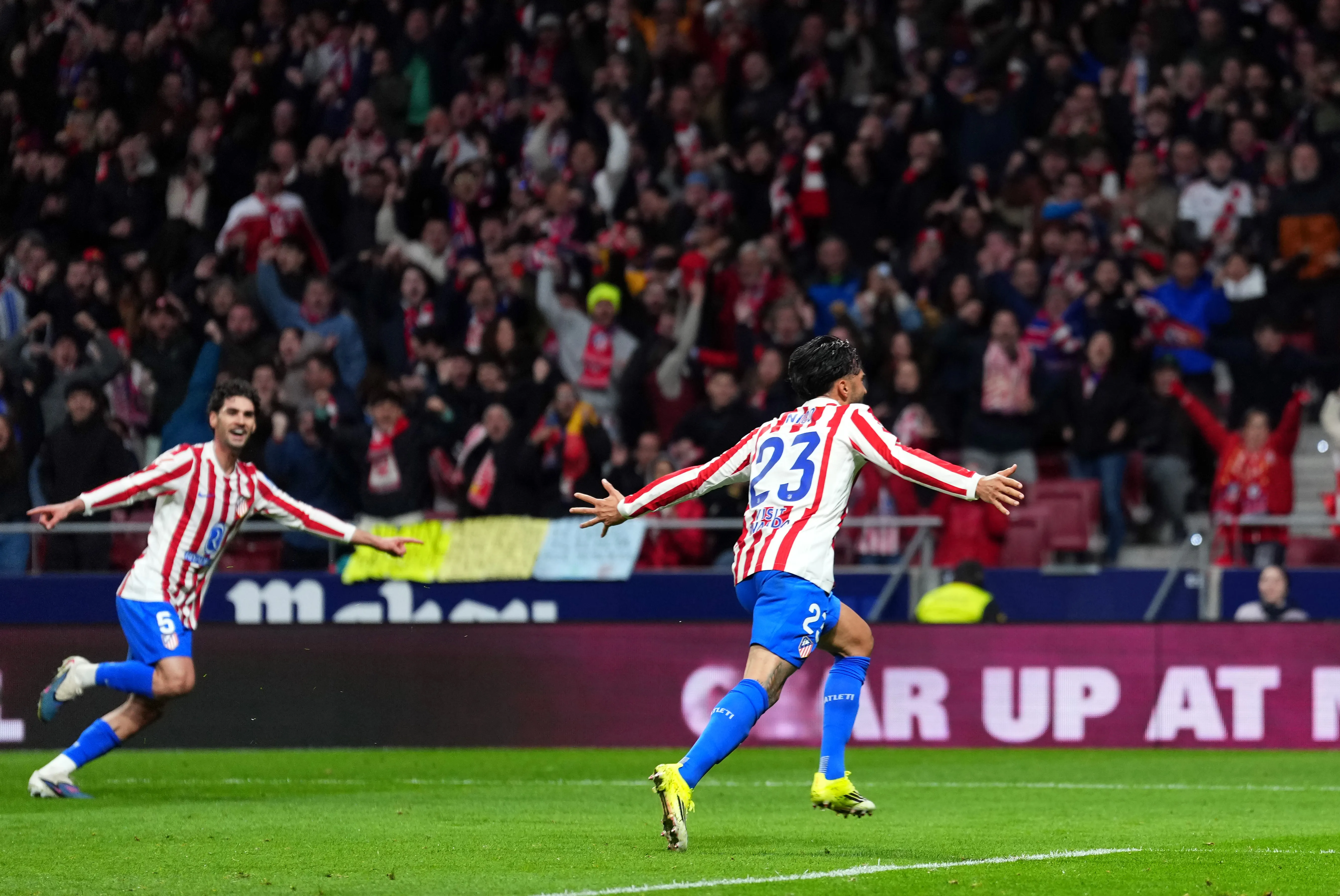 Nico González lideró el triunfo de Atleti ante la Real en su último cruce [Foto: Getty]