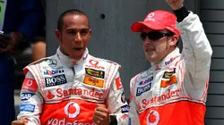 Lewis Hamilton y Fernando Alonso como compañeros en McLaren