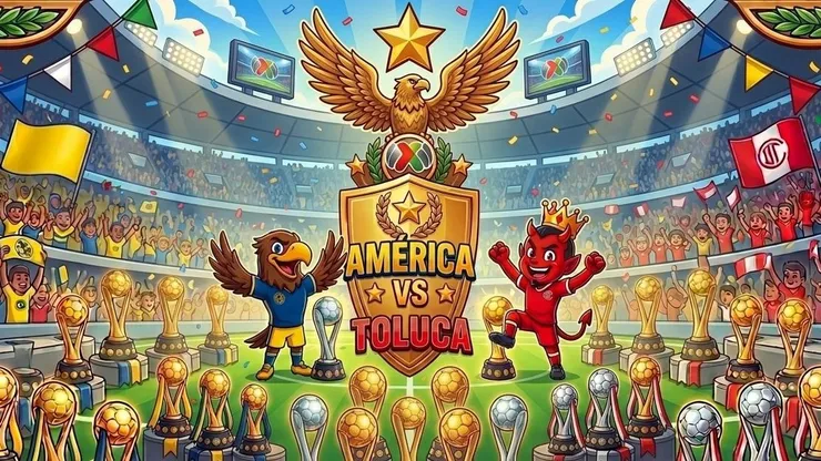 América y Toluca, dos supercampeones mexicanos.