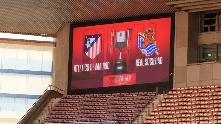 Pantalla de la final de la Copa del Rey 2025-26