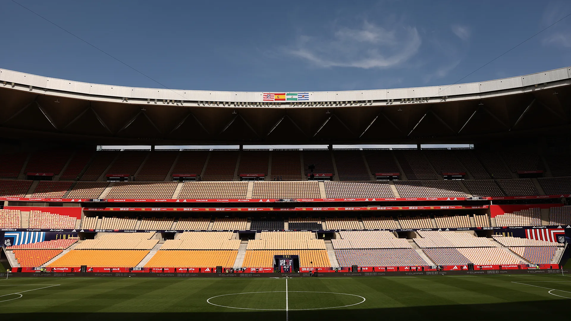 El Estadio La Cartuja ya está listo para la final de la Copa del Rey (Getty Images)