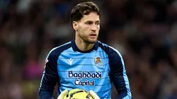 Álex Remiro no es titular con Real Sociedad