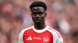 Bukayo Saka no juega con Arsenal ante Manchester City