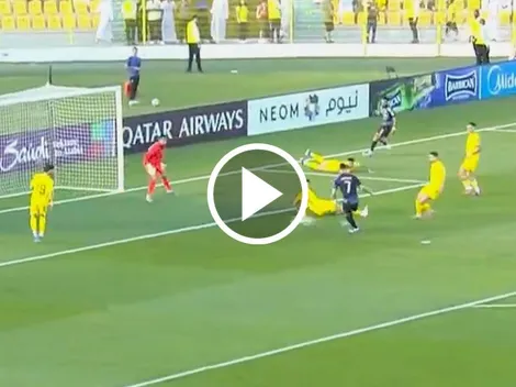 Cristiano Ronaldo convirtió un gol con Al-Nassr ante Al-Wasl