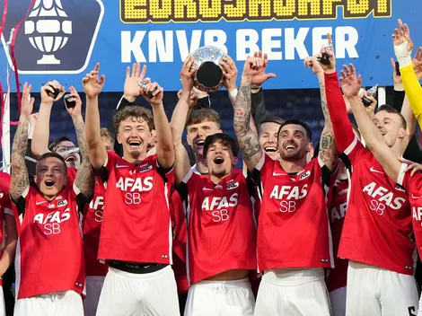 ¡Primer título en Europa! Mateo Chávez se consagra con AZ Alkmaar