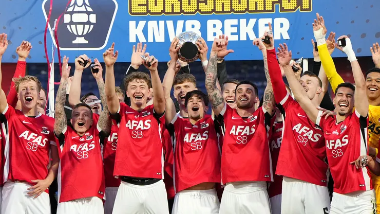El AZ Alkmaar se consagró campeón de la Copa de Países Bajos con Mateo Chávez en su plantilla