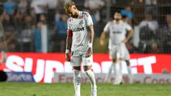 Neymar Jr. atraviesa un duro momento en Santos de Brasil.