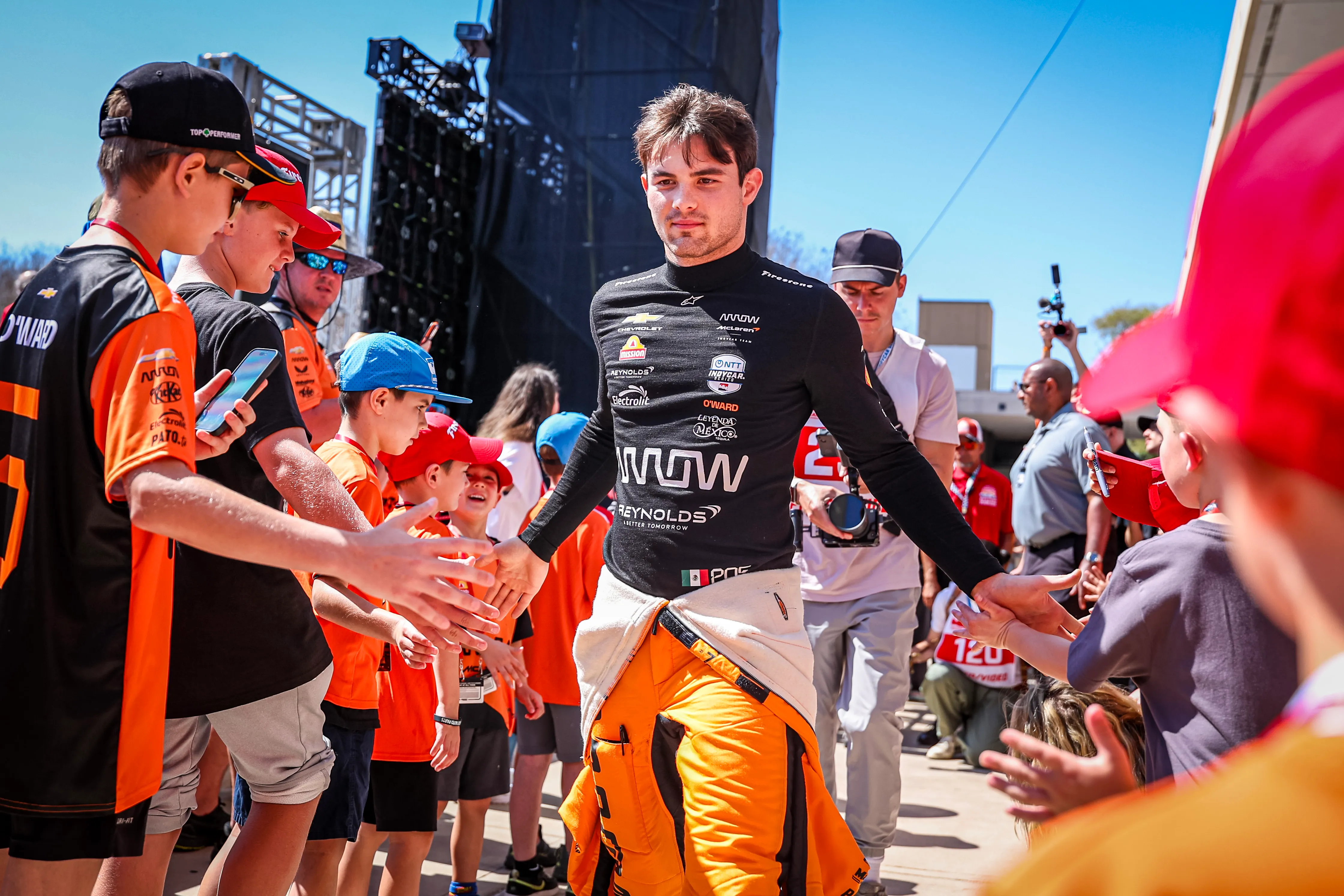 Pato O’Ward en Florida con Arrow McLaren (Getty Images)