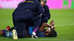 Lamine Yamal sale lesionado