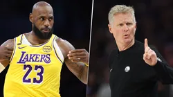 LeBron James domina a Steve Kerr en los salarios que reciben.