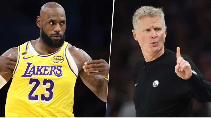LeBron James domina a Steve Kerr en los salarios que reciben.