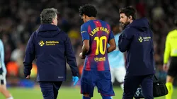 Lamine Yamal sufrió una lesión ante Celta de Vigo