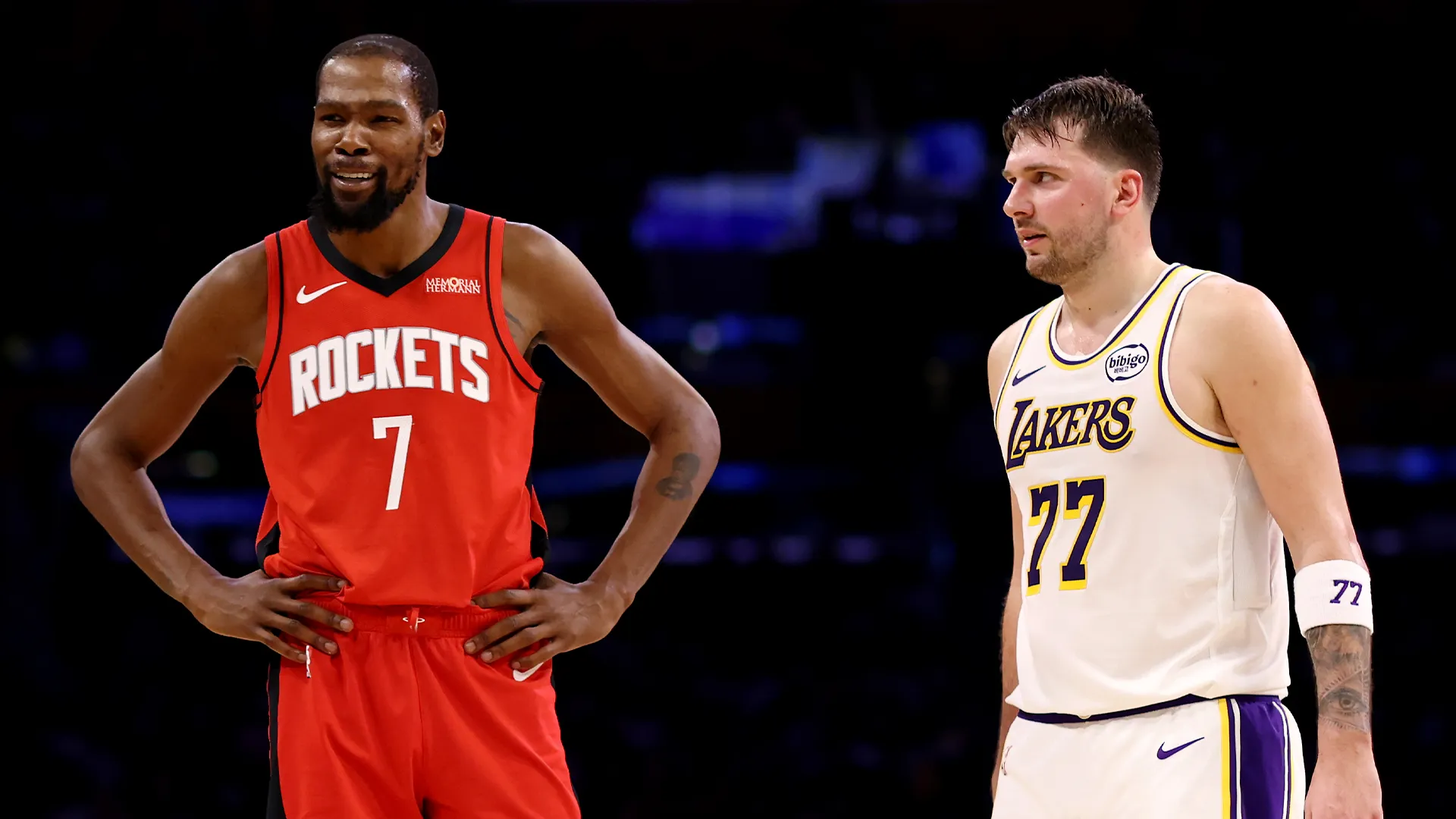 Kevin Durant y Luka Doncic en la Temporada Regular 2025-26 (Getty Images)