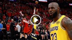 LeBron James se lució en el triunfo de Lakers
