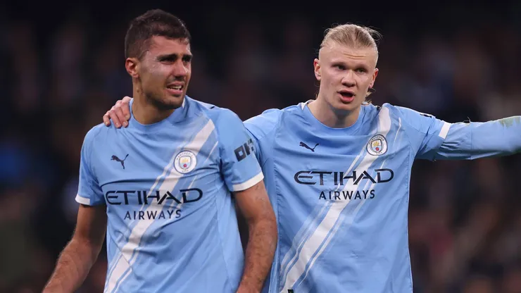 Erling Haaland y Rodri no juegan frente a Southampton
