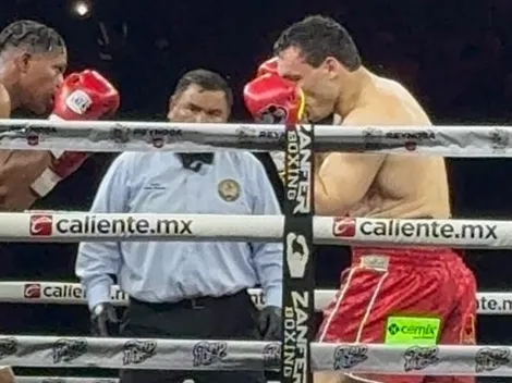Julio César Chávez Jr. se lució ante Jhon Caicedo y ganó por KO en el tercer asalto
