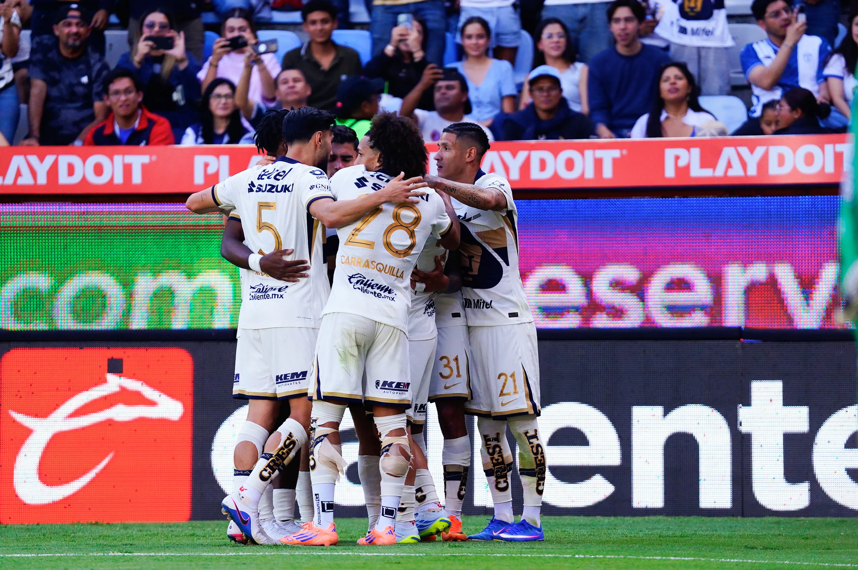 Pumas le ganó 2-0 a Pachuca (Imago7)