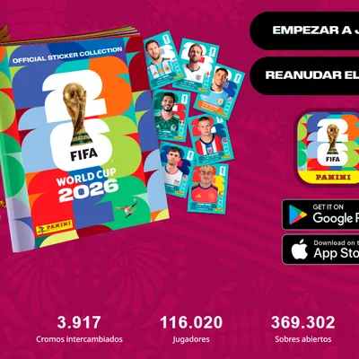 FIFA lanzó el álbum virtual del Mundial 2026: así puedes conseguir sobres gratis