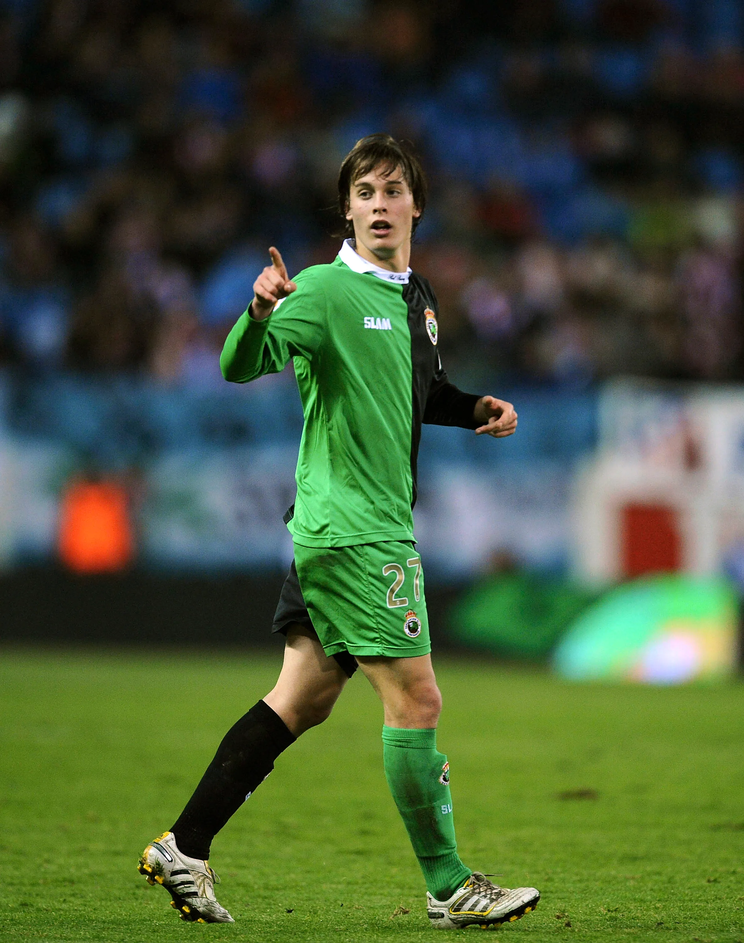 Un joven Sergio Canales con Racing de Santander (Getty Images)