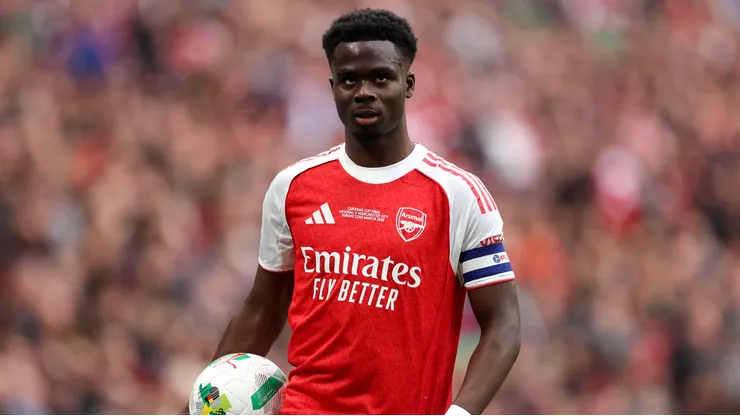 Bukayo Saka se perderá la ida de las semifinales de Champions League.