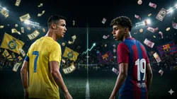 Cristiano Ronaldo vs. Lamine Yamal: valores de mercado.