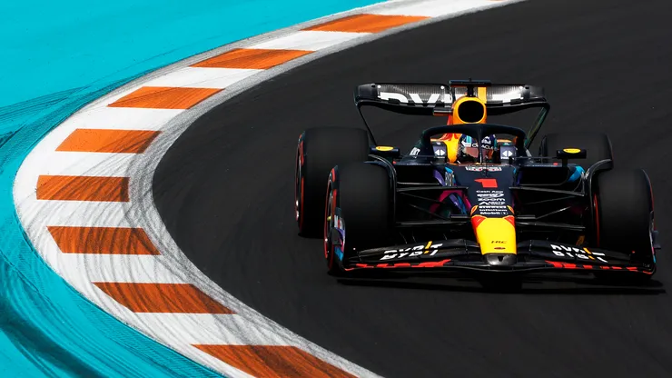 Max Verstappen en el GP de Miami 2025
