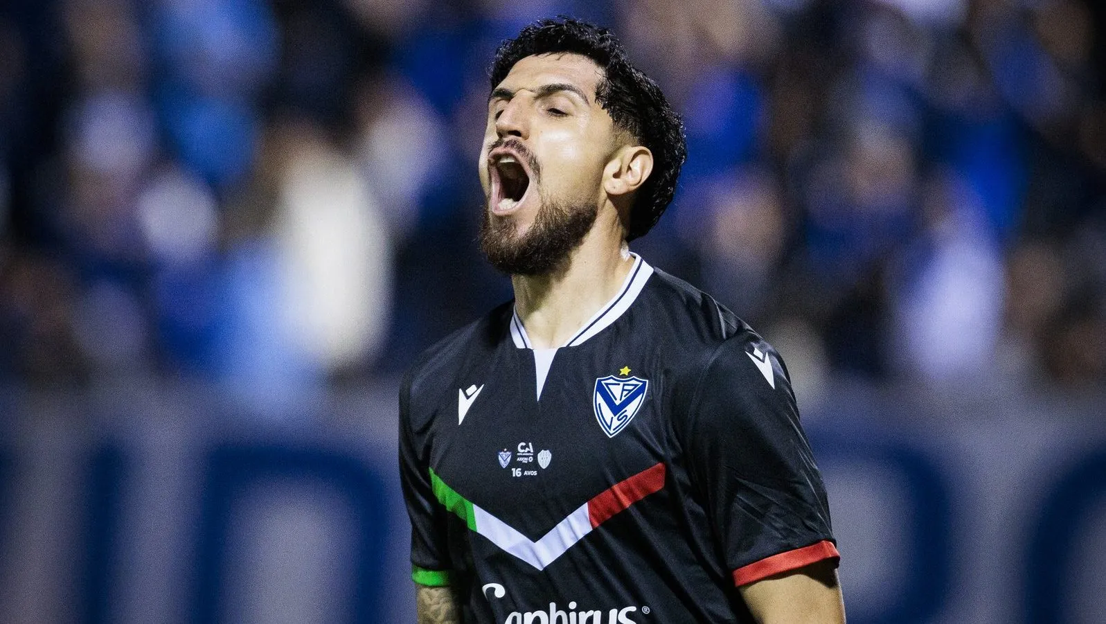 El grito de gol de Diego Valdés en Argentina [Foto: Vélez]