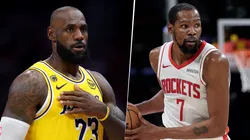 LeBron James y Kevin Durant, estrellas de la NBA