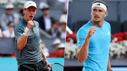 Jannik Sinner y Alexander Zverev