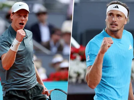 Jannik Sinner vs. Alexander Zverev: día, hora y cómo ver EN VIVO