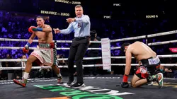 David Benavidez brilló ante el Zurdo Ramírez en Las Vegas.