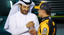 Ben Sulayem junto a Lando Norris, último campeón de la F1
