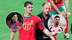 Luiz Felipe Scolari dirigió a Cristiano Ronaldo en Portugal