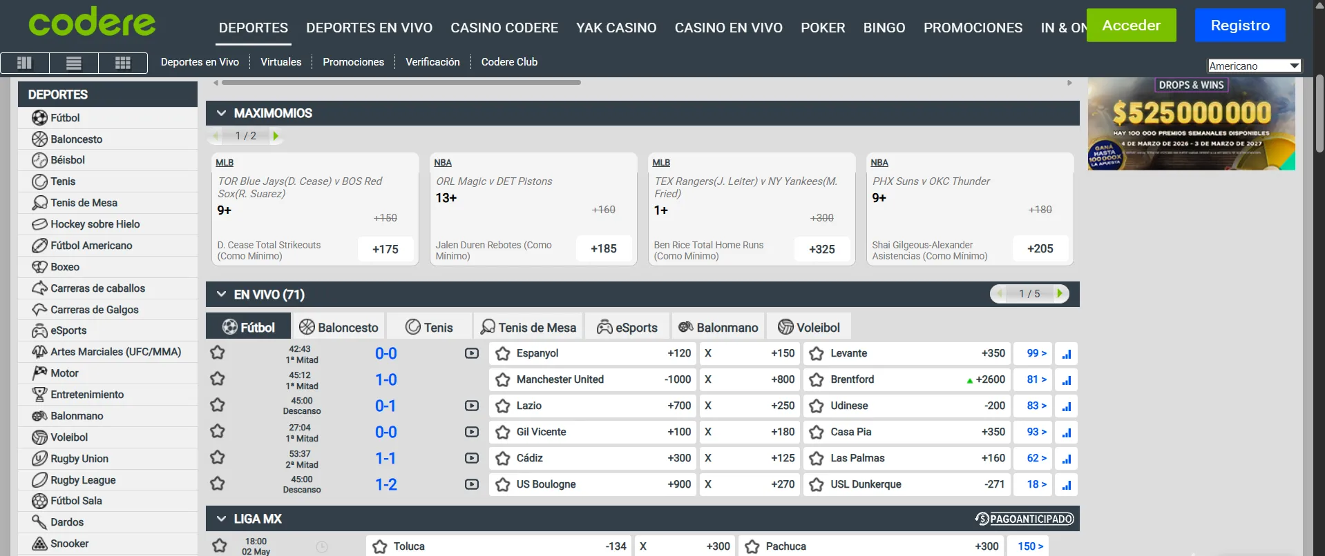 Codere opiniones sobre la plataforma en linea - bolavip mx