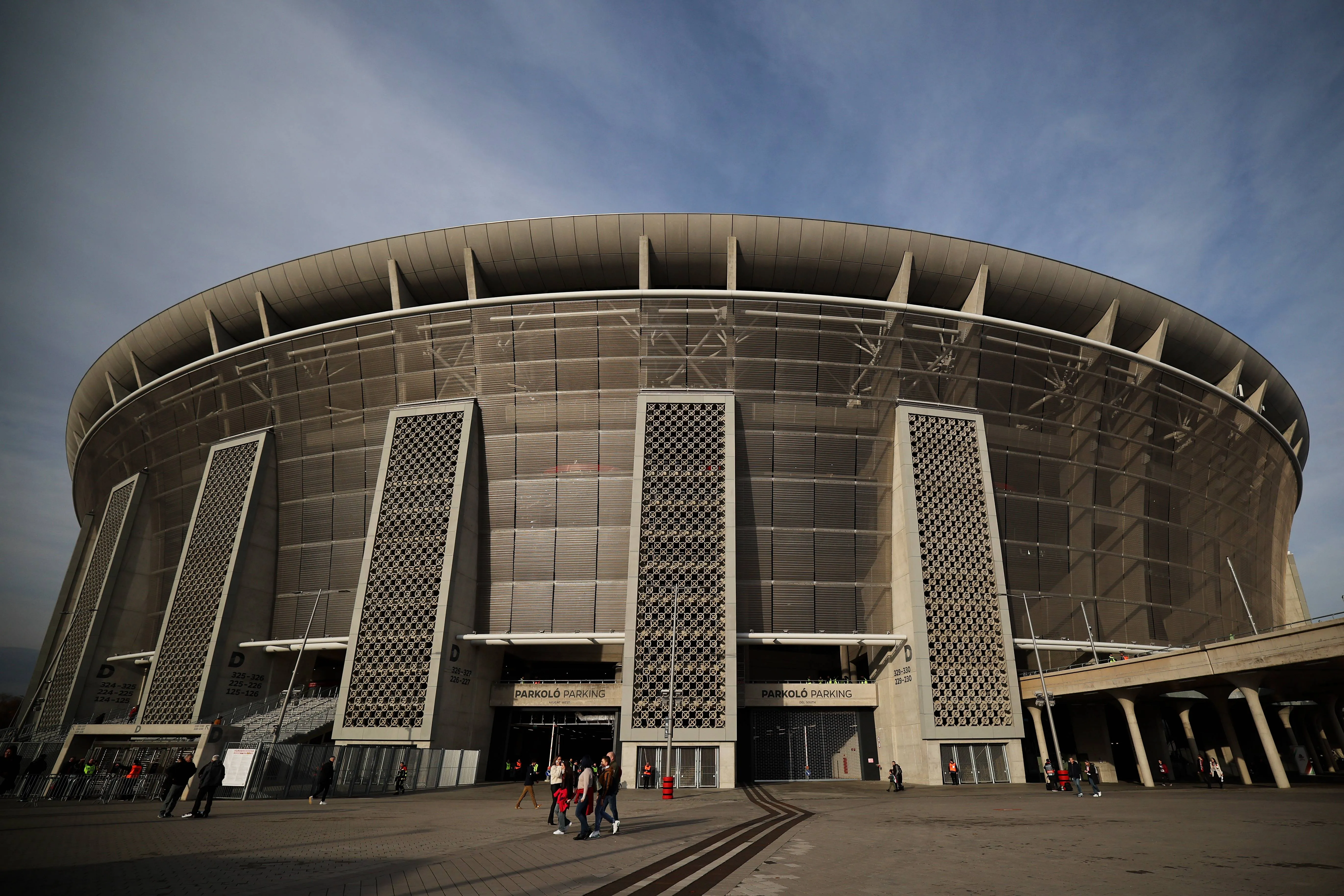 El Puskas Arena, donde se disputa la final de la Champions League (Getty Images)
