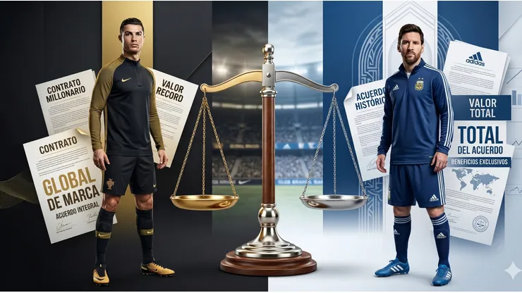 El contrato de CR7 en Nike vs. Messi en Adidas.