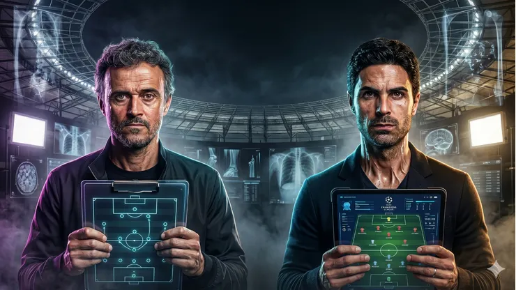 Luis Enrique y Mikel Arteta se medirán en la final de la UEFA Champions League.