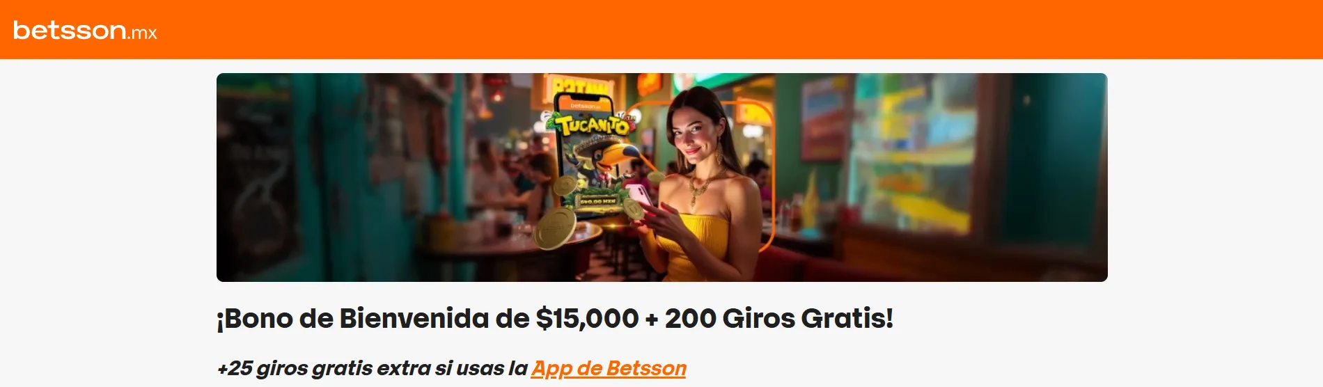 Betsson casino bono de bienvenida