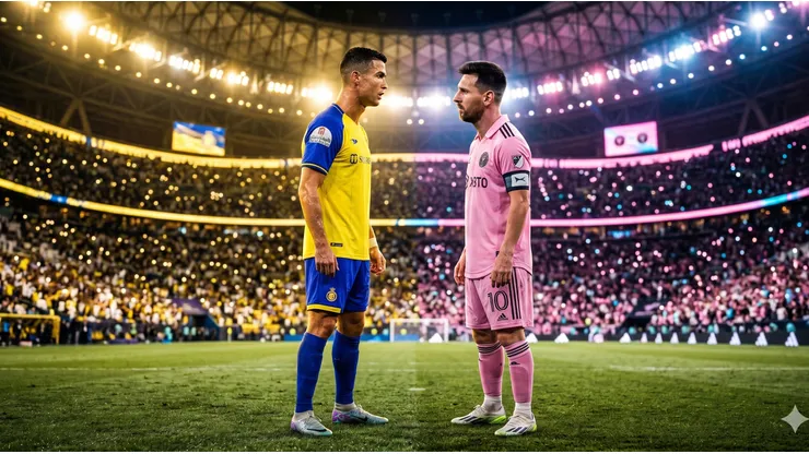Participaciones en goles de Cristiano Ronaldo vs. Lionel Messi.