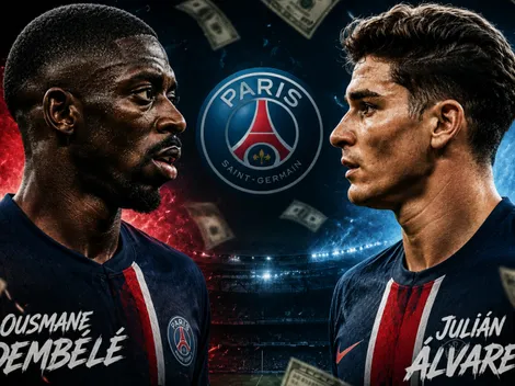 Mientras Dembélé gana 18 millones, el salario que podría dar PSG a Álvarez
