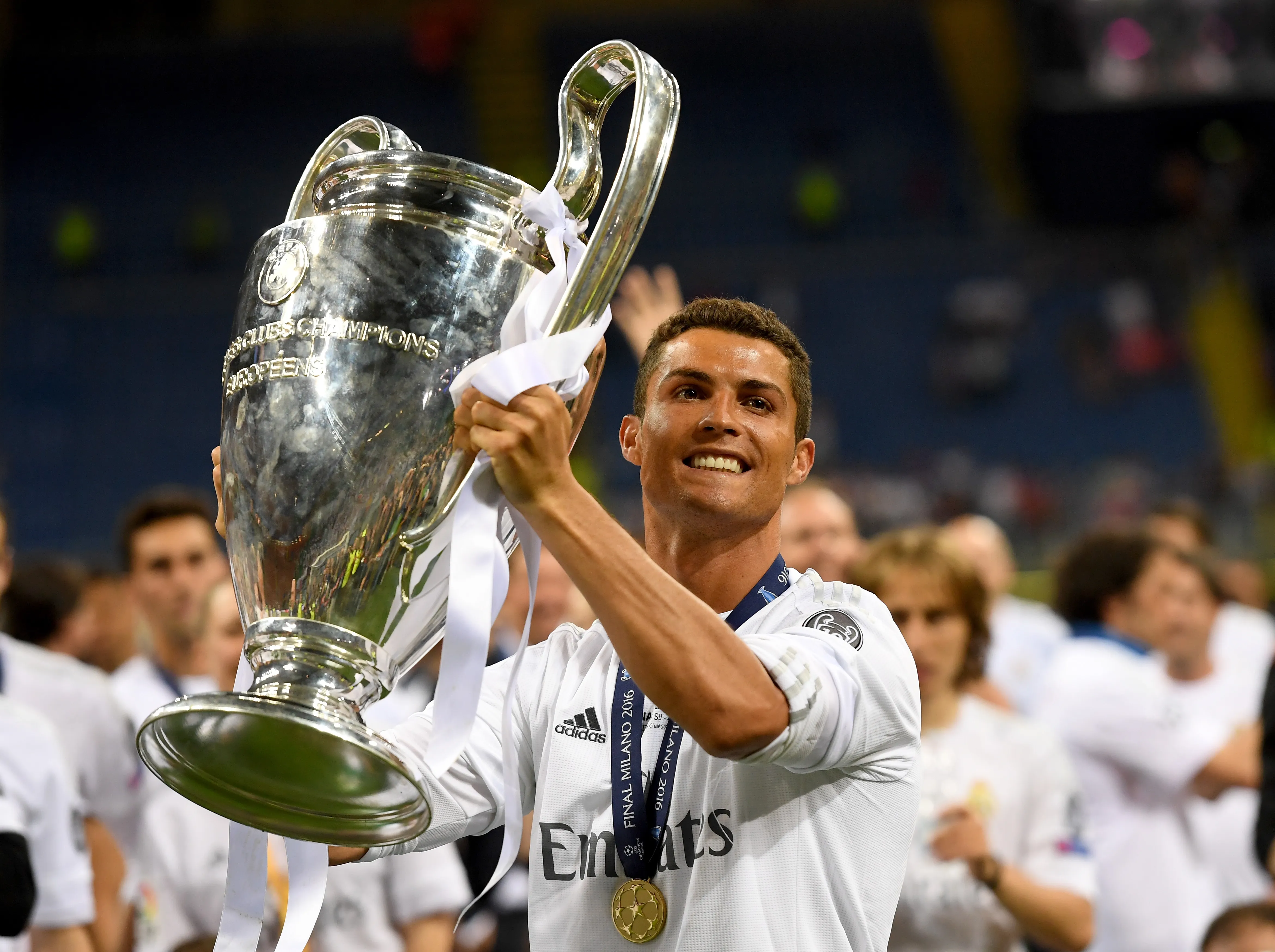 Cristiano Ronaldo con la Champions League 2016 (Getty Images)