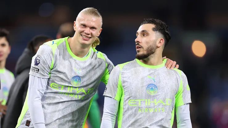 Erling Haaland y Rayan Cherki no formaron parte de la alineación de Manchester City