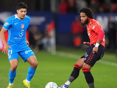 Afición del Atlético de Madrid pide oportunidades para Obed Vargas